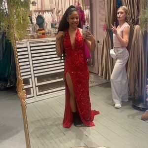 RED PROM DRESS